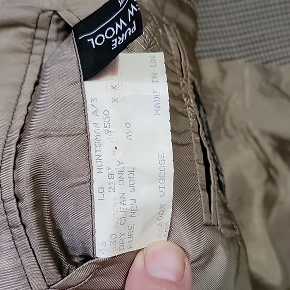 Authentic English magee tweed 46 houndstooth blazer from Harrods - Picture 12 of 13